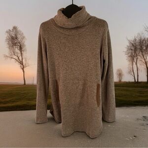 Cowl Neck Tunic Sweater by Hailey & Co - Size Large